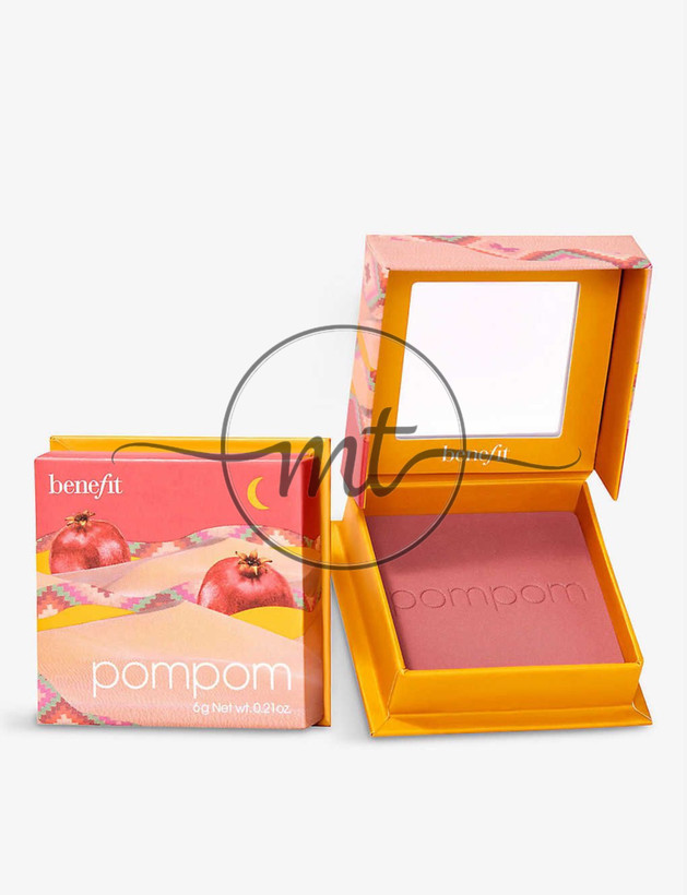 رژگونه پودری فشرده بنفیت مدل POMPOM