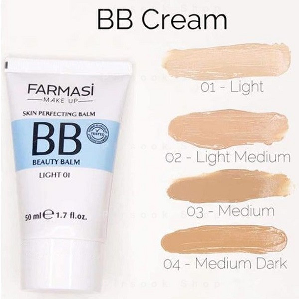 بی بی کرم فارماسی کد 01 رنگ Light حجم 50 ml