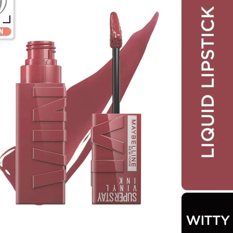 رژ لب مایع 16 ساعته میبلین مدل VINYL INK رنگ شماره 40 WITTY