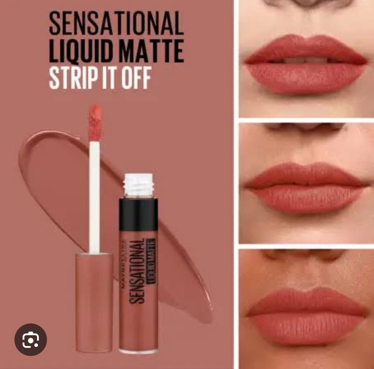 رژ لب مایع مات میبلین سری Sensational matte شماره 02