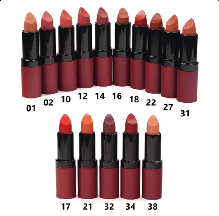 رژ لب جامد گلدن رز مدل Velvet Matte شماره 10