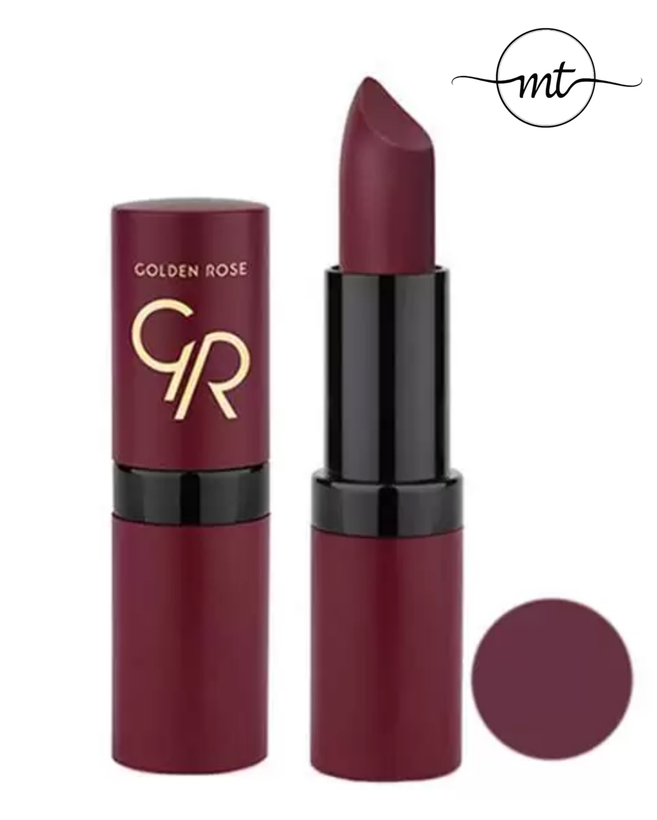 رژ لب جامد گلدن رز مدل Velvet Matte شماره 32