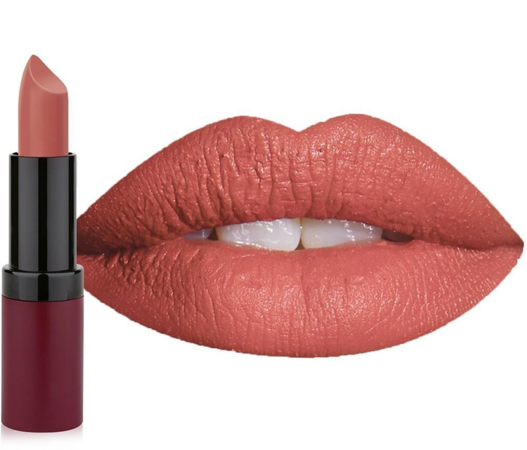رژ لب جامد گلدن رز مدل Velvet Matte شماره 31