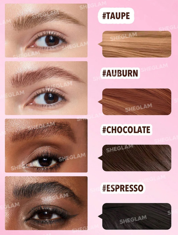 هاشور ابرو sheglam رنگ CHOCOLATE