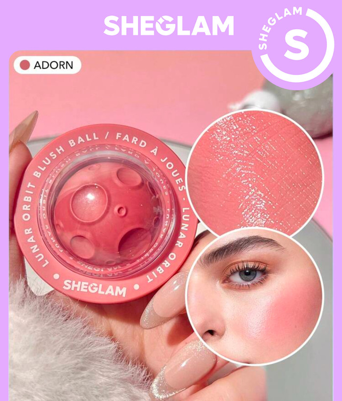 رژگونه و رژلب فضایی شیگلم رنگ ADORN