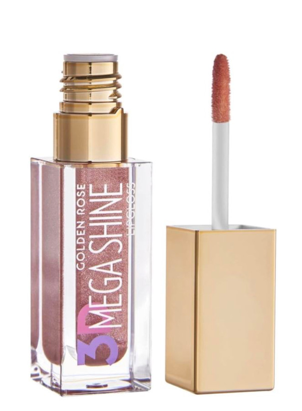 لیپگلاس براق گلدن رز مدل 3D MEGA SHINE سری SPARKLE شماره 119رنگ مسی