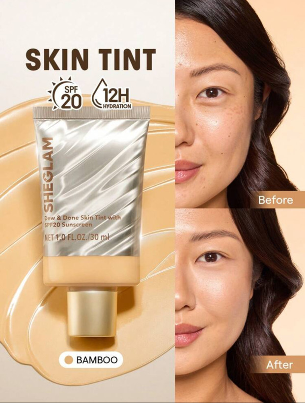 تینت پوست شیگلم حاوی spf20 رنگ Bambo