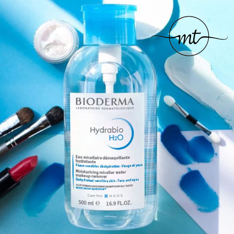 میسلار واتر آبرسان بایودرما مدل HYDRABIO H2O حجم 500 میل