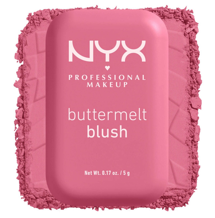 رژگونه پودری نیکس NYX مدل Buttermelt کد 06(رنگ soft midtone cool rose)