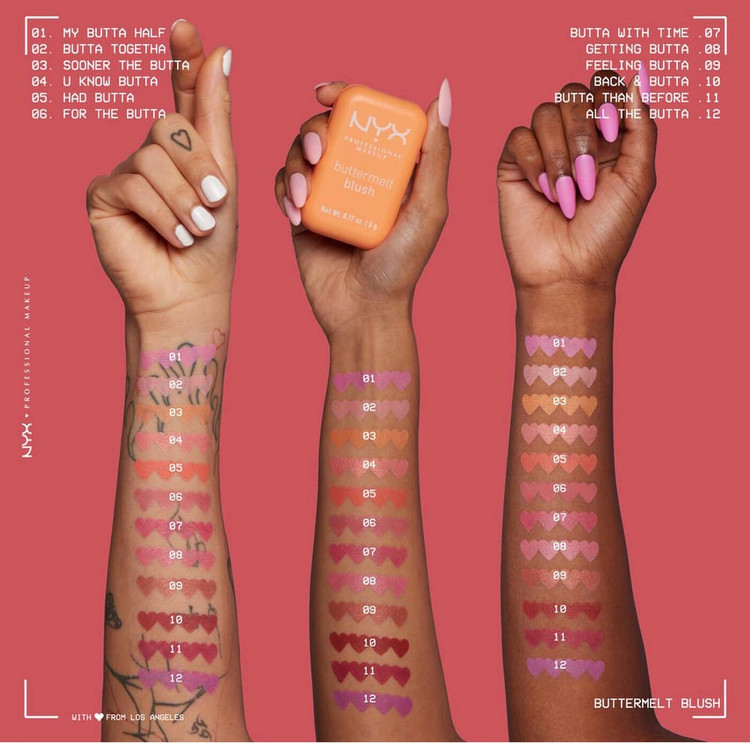 رژگونه پودری نیکس NYX مدل Buttermelt کد 11(رنگ Butta than before)