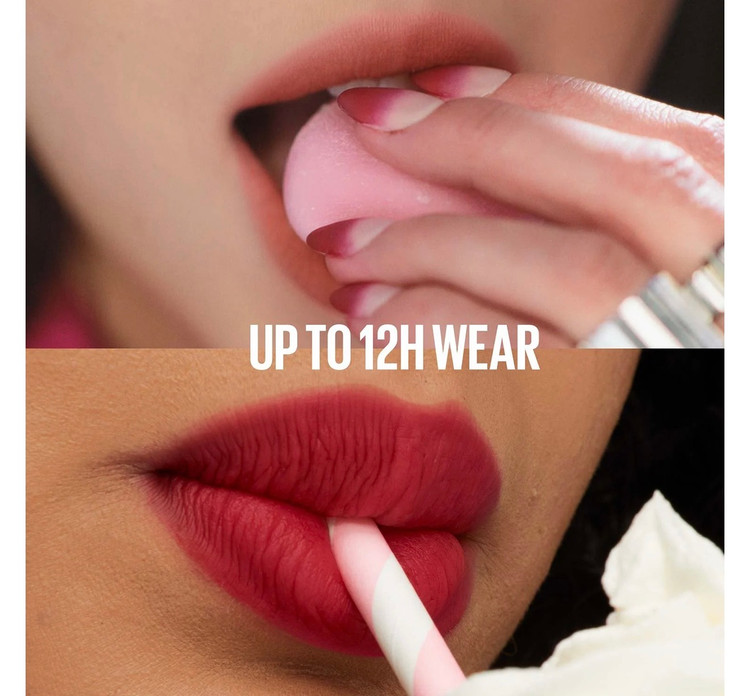 تینت لب تدی میبلین | MAYBELLINE Super Stay Teddy Tint شماره ۱۰ رنگ current mood