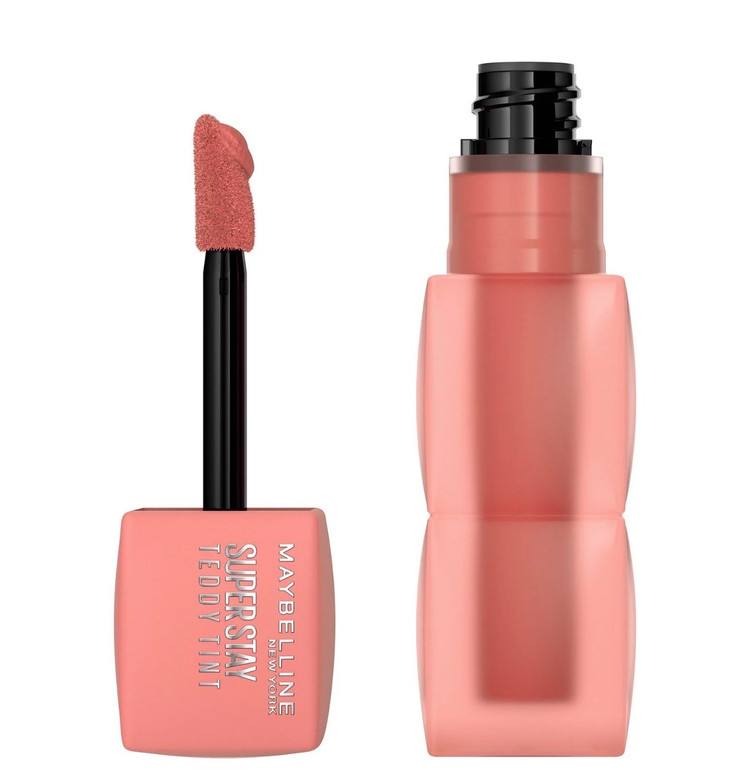 تینت لب تدی میبلین | MAYBELLINE Super Stay Teddy Tint شماره ۱۰ رنگ current mood