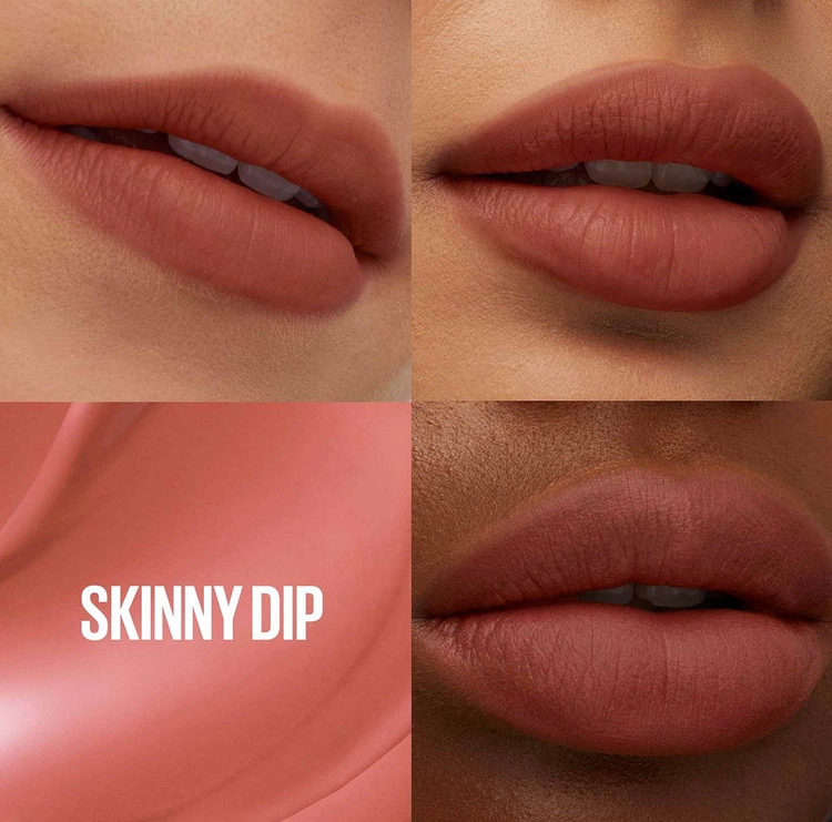 تینت لب تدی میبلین | MAYBELLINE Super Stay Teddy Tint شماره 15 رنگskinnydip