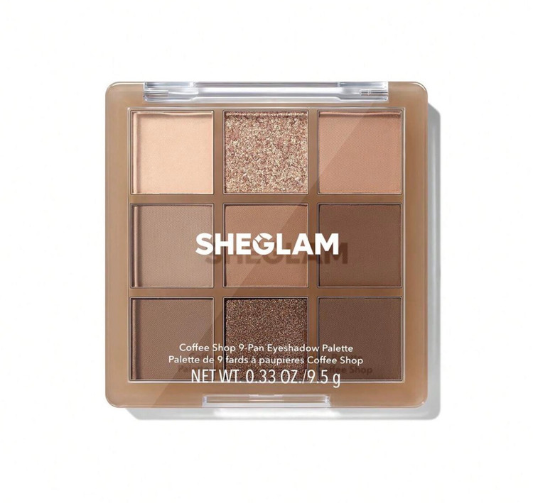 سایه 9 رنگ شیگلم (Sheglam coffee shop 9-Pan Eyeshadow Palette)