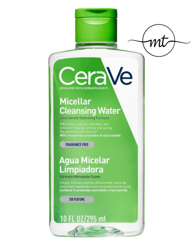 میسلار واتر پاک کننده صورت سراوی CeraVe Micellar Cleansing Water حجم 295میلی لیتر