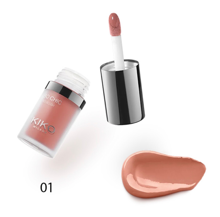 رژگونه مایع کیکو Kiko Milano Trio Blush شماره 01