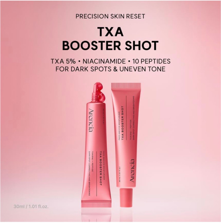 بوسترشات دورچشم و صورت ضد لک و روشن کننده آرنسیا Arencia TXA Booster Shot