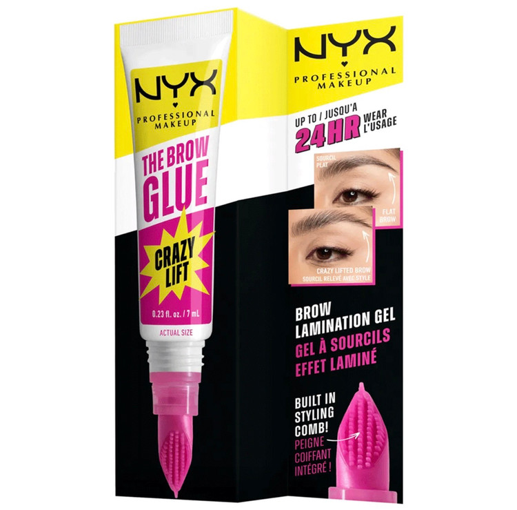 ژل لیفت و فیکس ابرو نیکس NYX The Brow Glue Crazy Lift Brow Lamination Gel