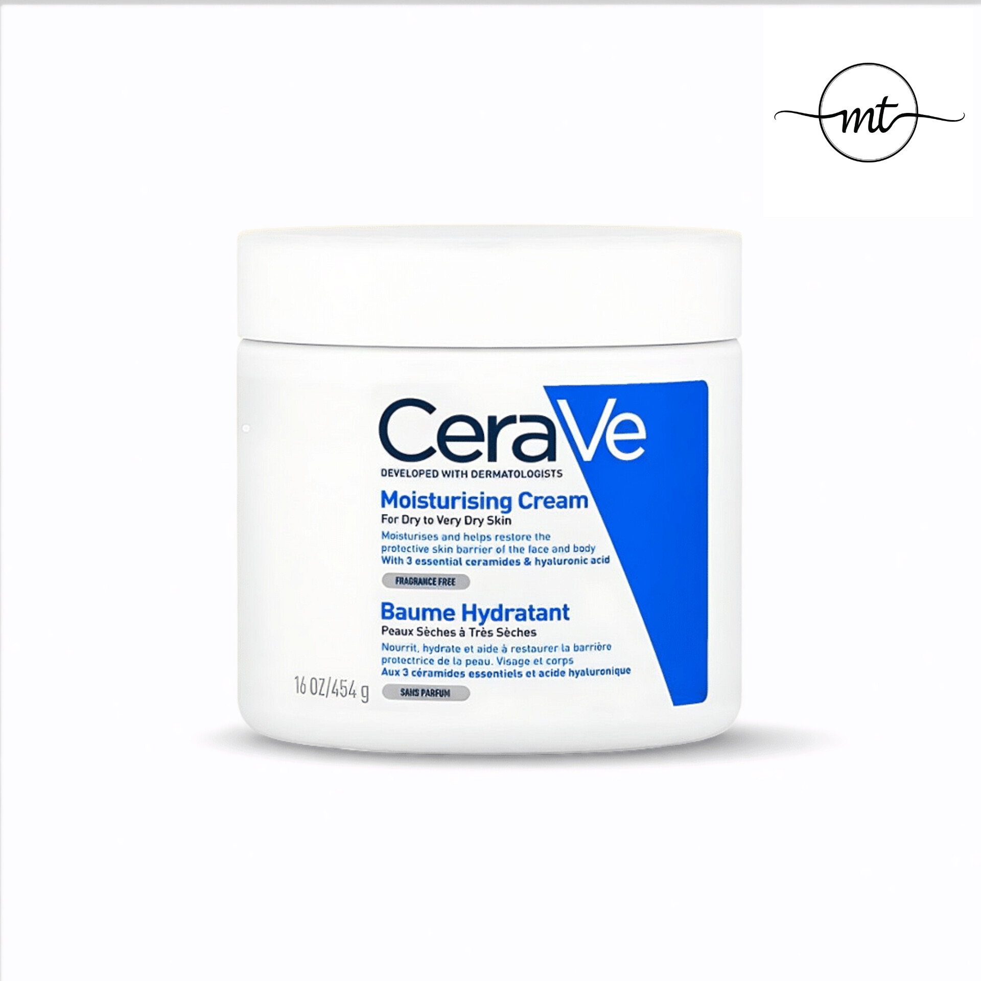 کرم مرطوب کننده پوست خشک کاسه ای سراوی cerave حجم 454 گرم