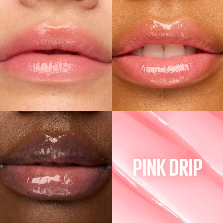 بالم لب روغنی میبلین lifter glaze شماره 002 pink drip